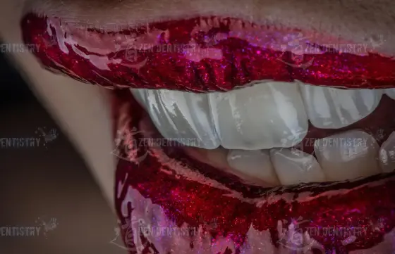 Фотографии губ с различными вариациями декора